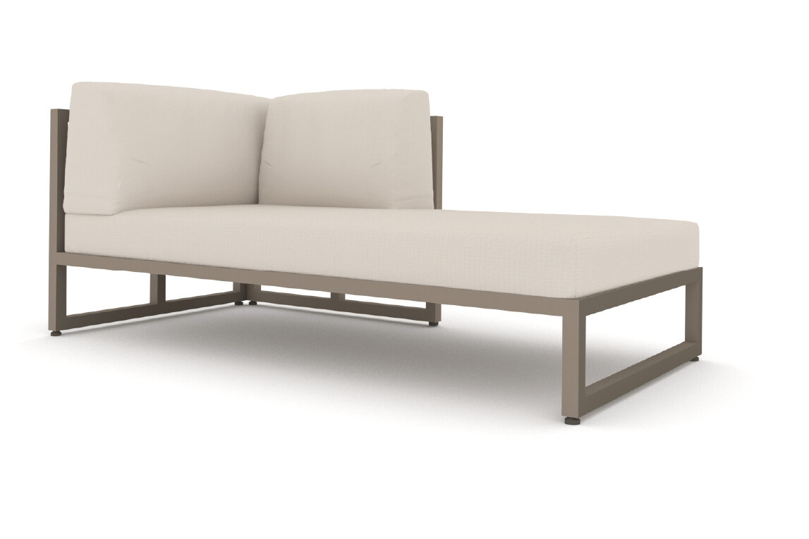 Chaise longue derecho · Colección Gorgona — Curvar