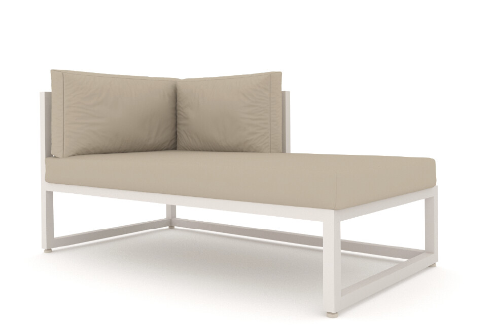 Chaise longue derecho · Colección Mompox — Curvar