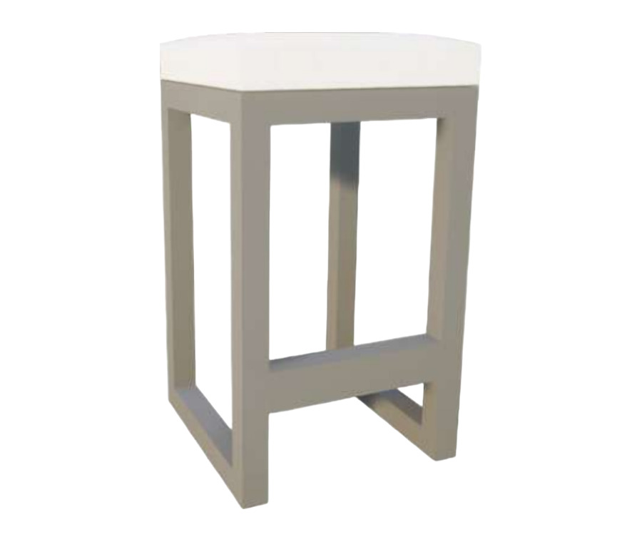 Butaco Gorgona en aluminio para exteriores — Curvar