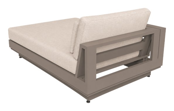 Chaise longue con un brazo Colección Macondo — Curvar