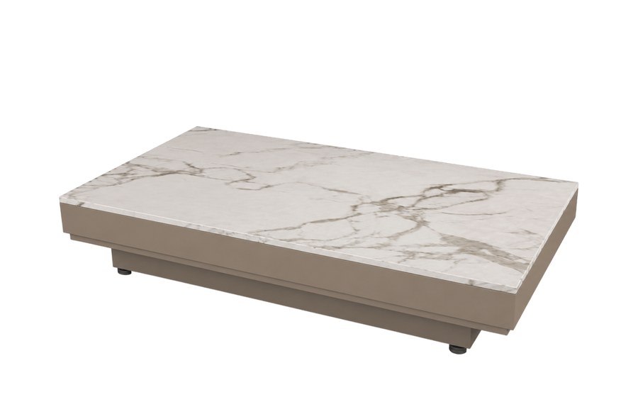 Mesa de centro Colección Macondo con superficie en mármol — Curvar