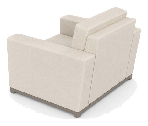 Sillón con brazos Colección Payandé para exteriores — Curvar