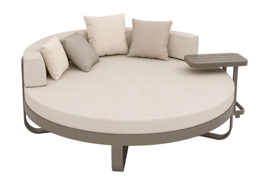 Daybed Balay redondo con mesa auxiliar lateral — Curvar
