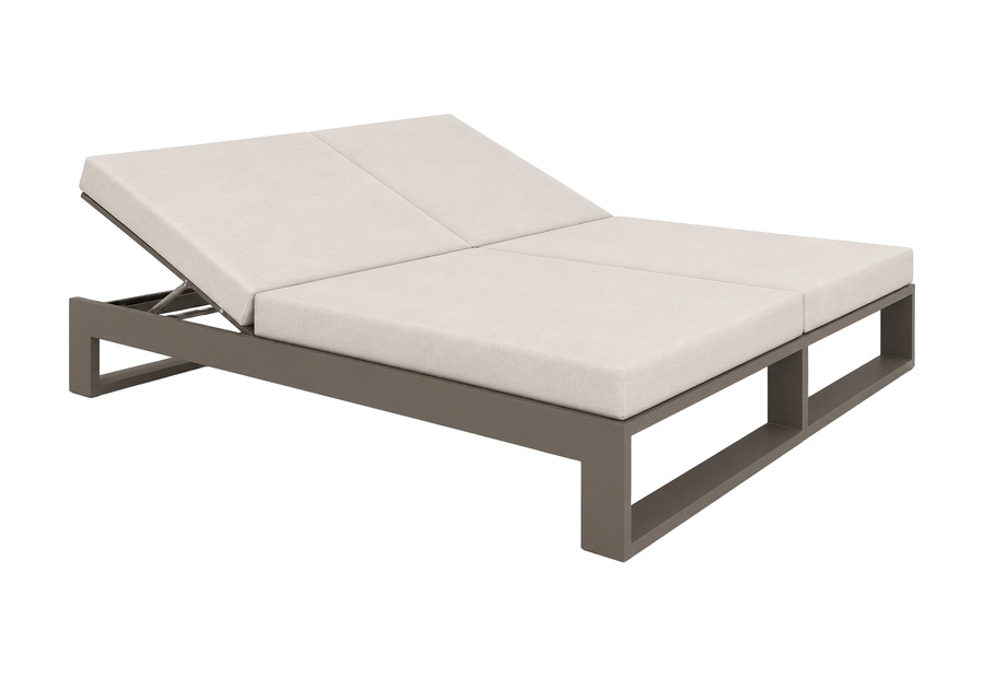 Daybed Doble Tayrona con dos espaldares reclinables — Curvar