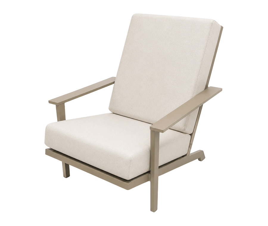 Silla Lorica en aluminio para exteriores — Curvar