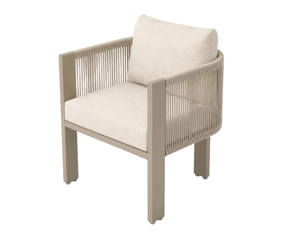 Silla Manaure en aluminio para exteriores — Curvar