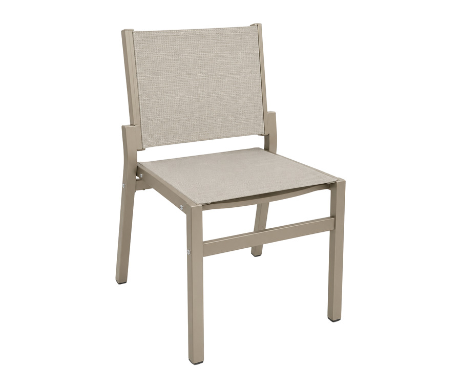 Silla Monserrate ninos en aluminio para exteriores — Curvar