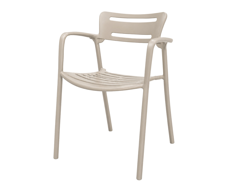 Silla Obregon en aluminio para exteriores — Curvar